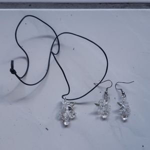 Unique adorable Unicorn set-necklace and earrings